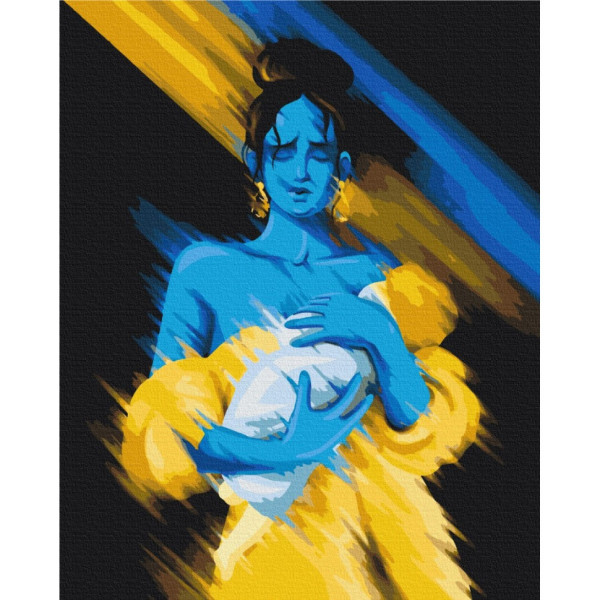 Картина за номерами "Майбутнє в руках" © Поліна Скуріхіна Brushme BS53085 40х50 см