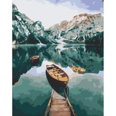 Картина по номерам "Лодка в фьордах" Art Craft 10626-AC 40х50 см