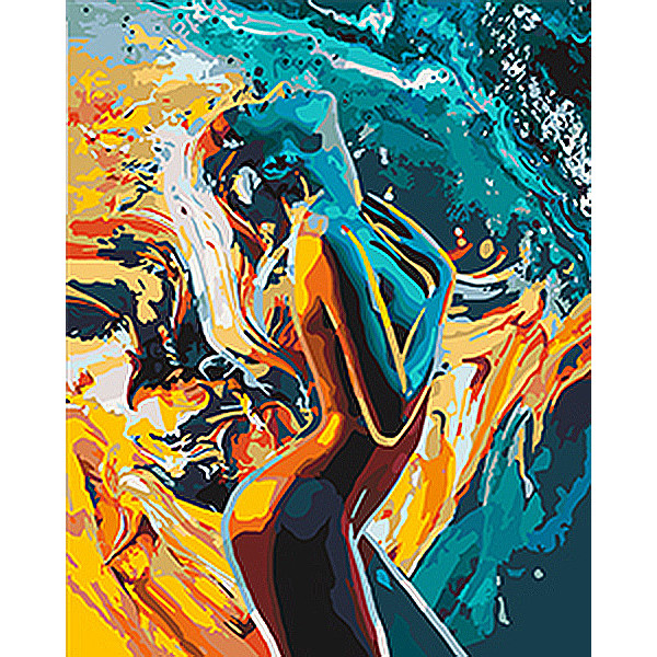 Картина по номерам. Люди "Страсть женщины" KHO4528, 40х50 см