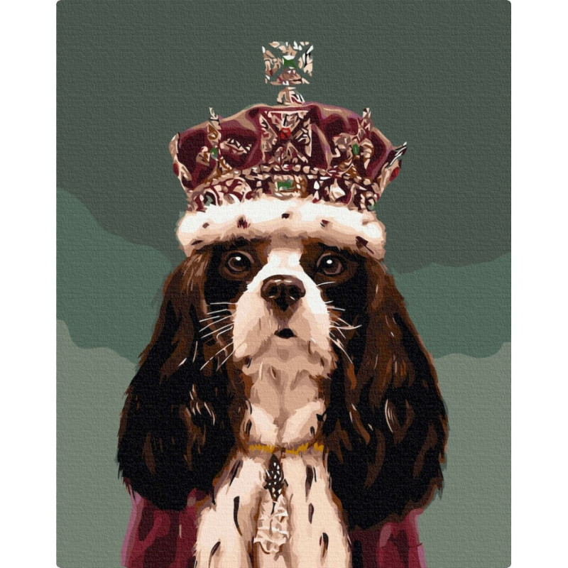 Картина по номерам "Король Чарльз" © Lucia Heffernan BS53617, 40х50см
