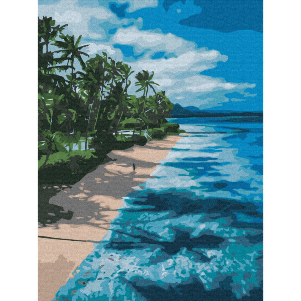 Картина за номерами "Райська набережна" Brushme RBS51424 30x40 см