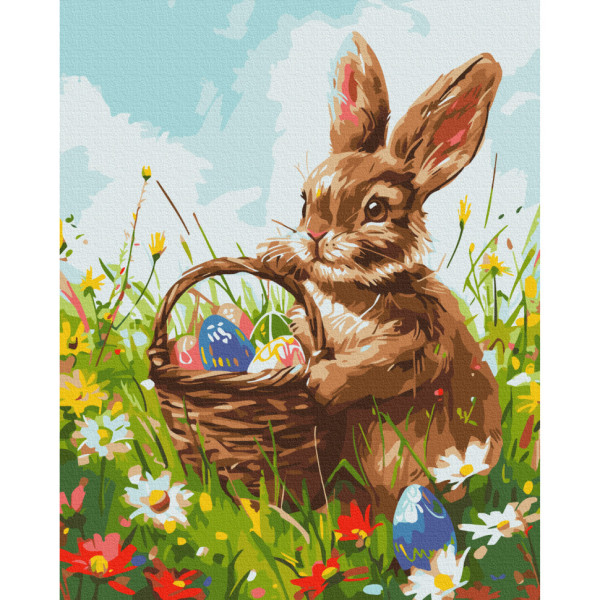 Картина за номерами "Великодній посланець" Brushme BS53931 40x50 см