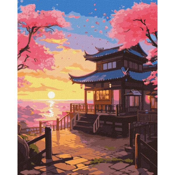 Картина по номерам "Мечтательный закат" KHO6340, 40х50 см