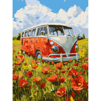 Картина по номерам "Путешествие в красное" ©art_selena_ua KHO6392, 30х40 см