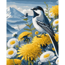 Картина по номерам "Птички в одуванчиках" ©arttem_illustration 13158-AC 40х50 см
