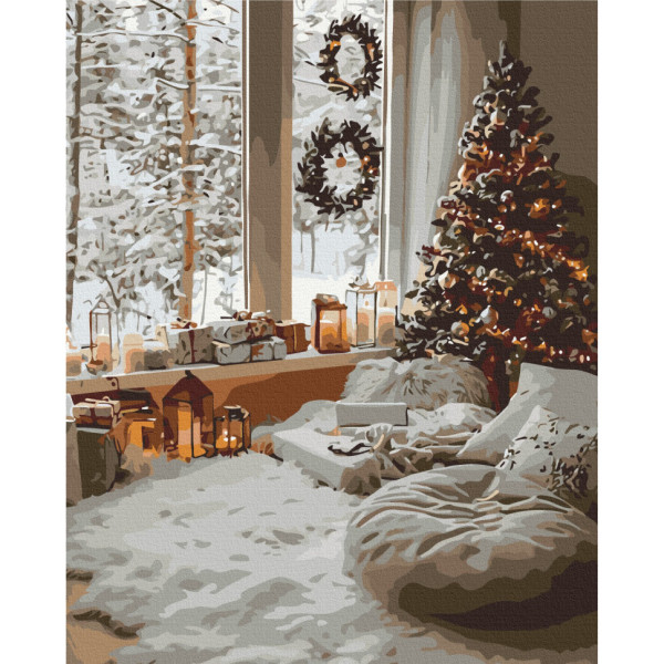 Картина за номерами "Магія зимового дня" BS54189, 40х50 см
