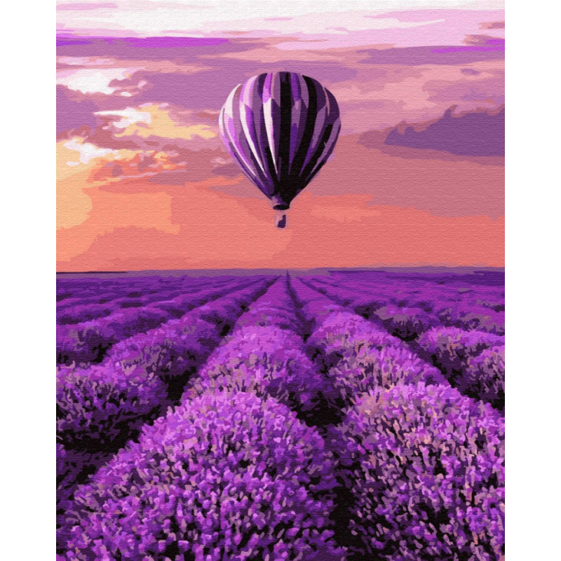 Картина за номерами. Brushme "Повітряна куля в Провансі" GX32305, 40х50 см