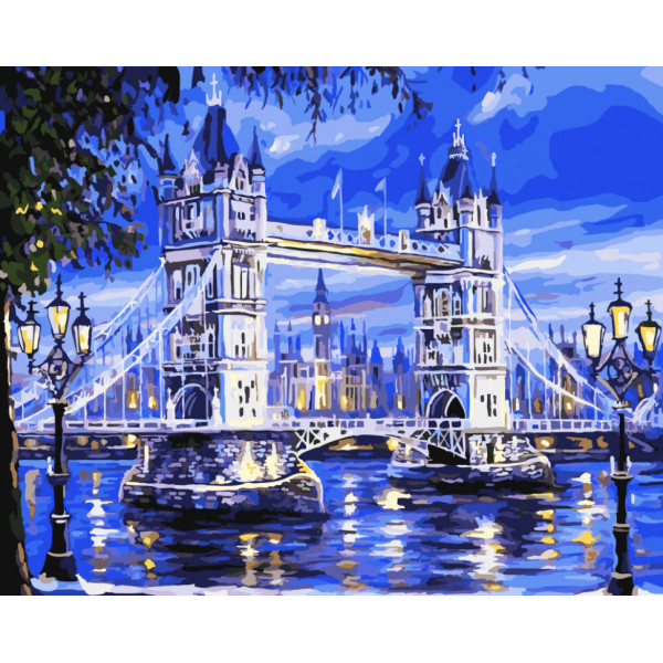Картина за номерами. Brushme "Тауерський Міст" GX7336, 40х50 см