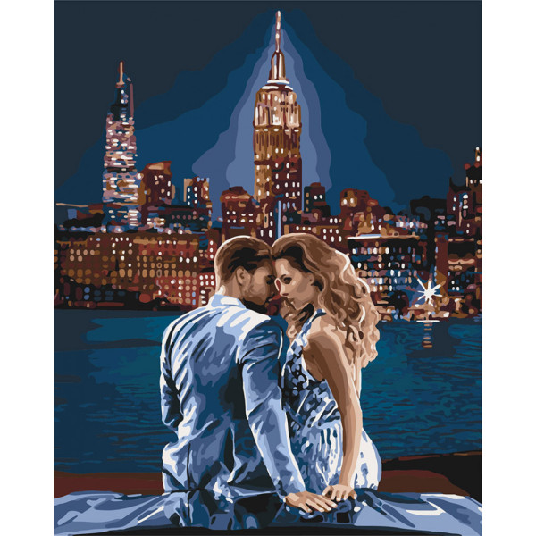 Картина по номерам. "Любовь навсегда KHO4686,  40х50 см