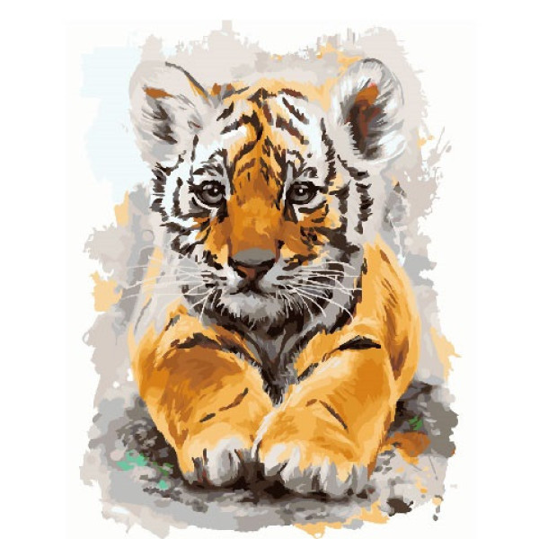 Картина за номерами. Brushme "милий тигр" gx24302