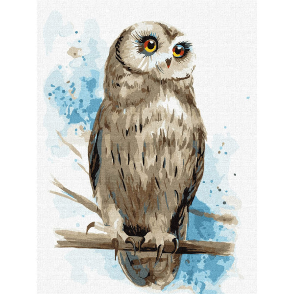 Картина по номерам "Мудрый взгляд" Идейка KHO4296 30х40 см