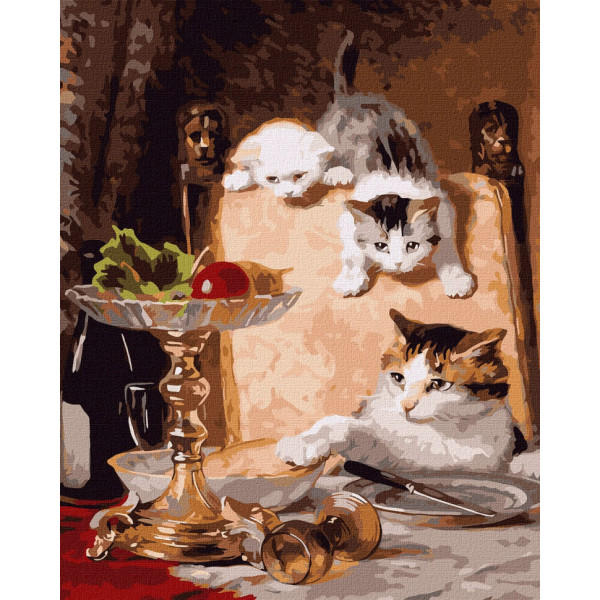 Картина по номерам "Любители сыра ©Генриетта Роннер-Книп" Идейка KHO4329 40x50 см