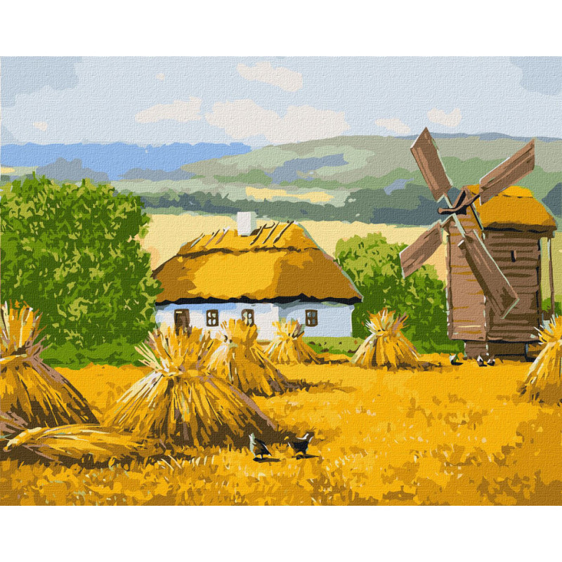 Картина за номерами "Липнева спека" ©Ярослав Чижевський Ідейка KHO6305 40х50 см