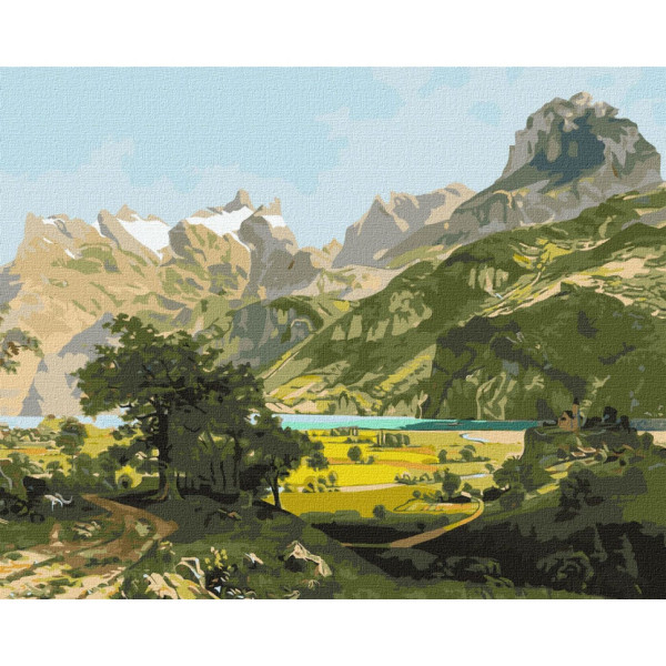 Картина по номерам "Волшебный пейзаж" ©ArtAlekhina Идейка KHO2875 40х50 см