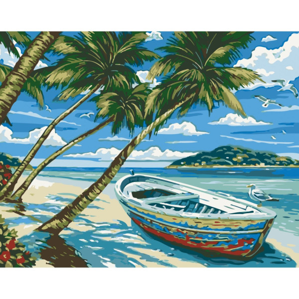 Картина за номерами "Відпочинок мрії" Art Craft 40х50 см 10583-AC