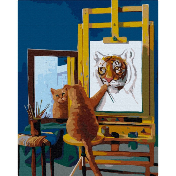 Картина за номерами "Норман Кетвелл" © Lucia Heffernan BS53459, 40х50см