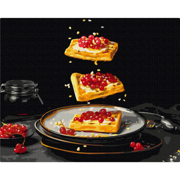 Картина за номерами "Сніданок у деталях" © Halyna Vitiuk BS53814, 40х50см