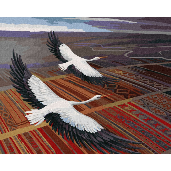 Картина за номерами "Над рідною землею© Олег Шупляк" KHO4325 40х50 см