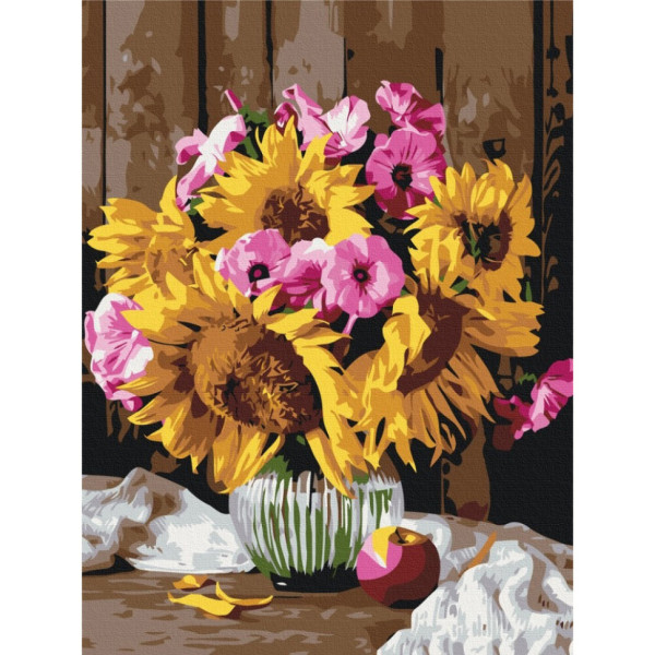 Картина за номерами "Дачний букет" BS52735, 40x50 см