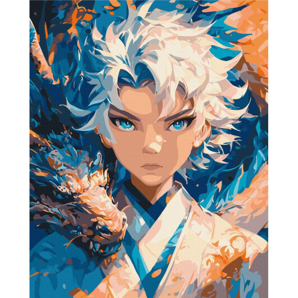 Картина за номерами "Хранитель драконів" BS54085, 40x50 см