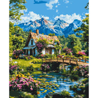 Картина за номерами "Альпійська гармонія" LW3492, 40х50 см