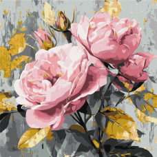 Картина по номерам "Деликатная красота" ©art_selena_ua KHO3346, 40х40 см