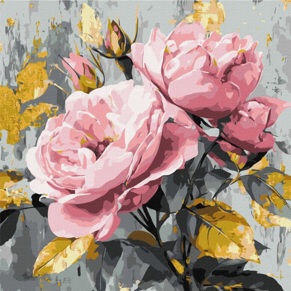 Картина по номерам "Деликатная красота" ©art_selena_ua KHO3346, 40х40 см