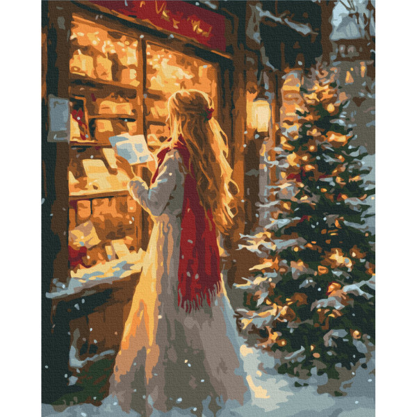 Картина за номерами "Час новорічних див" BS54192, 40х50 см