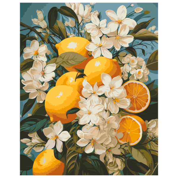 Картина по номерам "Лимонный букет" Art Craft 12043-AC 40х50 см