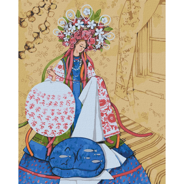 Картина по номерам "На кота и мурчание" Идейка KHO4919 40х50см