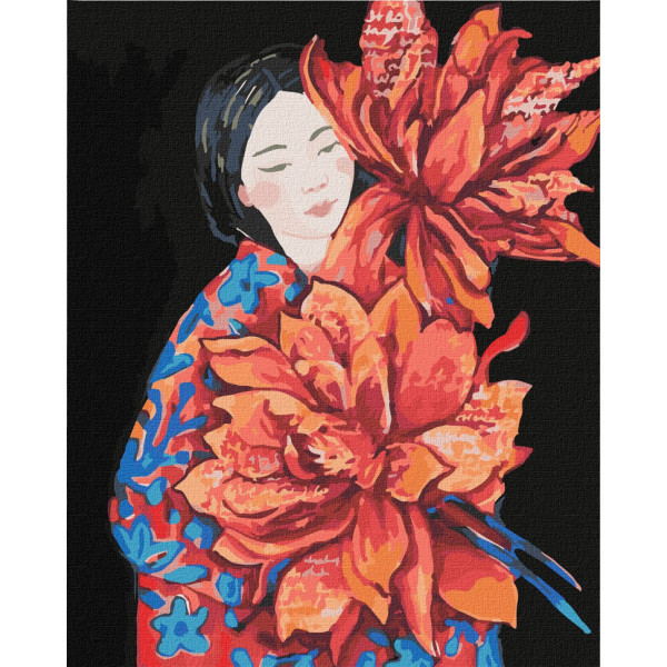 Картина за номерами "Розквіт думки" Ідейка KHO4925 40х50см