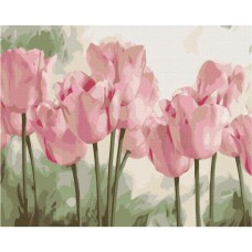Картина за номерами "Ніжні тюльпани" Brushme BS53322 40х50 см