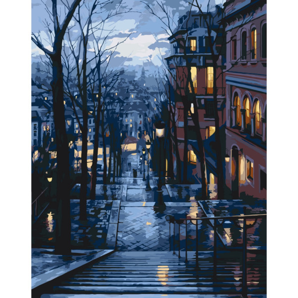 Картина за номерами "Вечірня тиша" Art Craft 11676-AC 40х50 см