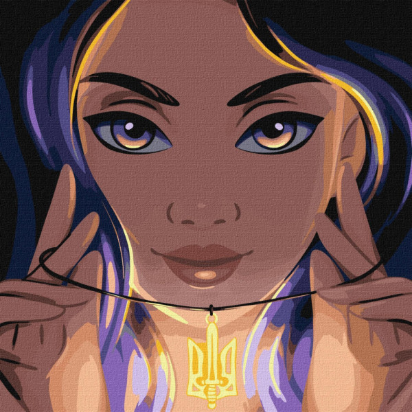 Картина по номерам "Смелость" ©krizhanskaya Идейка KHO2633 40х40 см