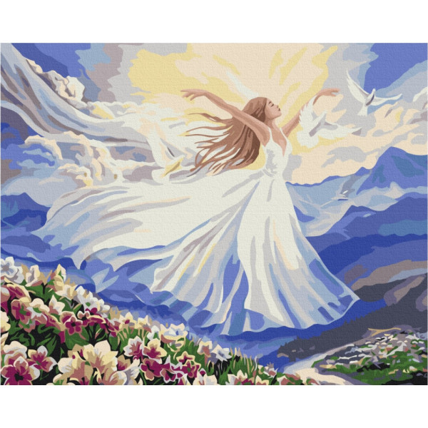 Картина за номерами "Ніжність в польоті" © Anna Steshenko Brushme BS53567 40х50 см