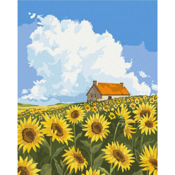 Картина за номерами "Сонячна долина" ©Hanna Rolinska Brushme BS53581 40х50 см