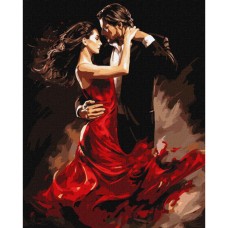 Картина за номерами "Танго любові" ©art_selena_ua Ідейка KHO8317 40х50 см