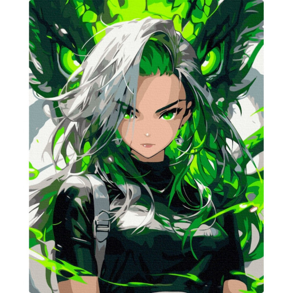 Картина за номерами "Душа дракона" BS53822, 40х50см