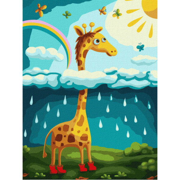 Картина по номерам "Все будет хорошо" KHO6075 30х40см