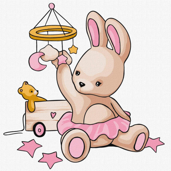 Картина по номерам "Увлекательные игры" KHO6118 25х25см