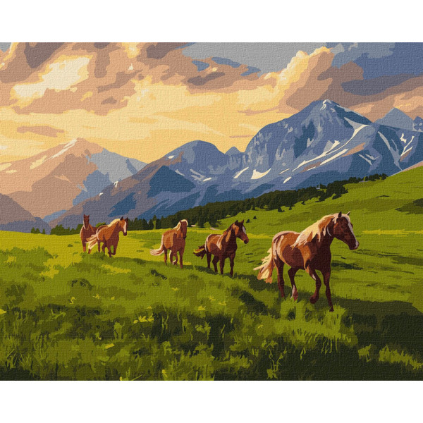 Картина за номерами "Вільні духом" KHO6609 40х50 см