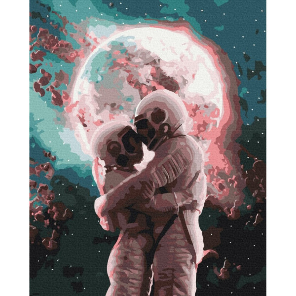 Картина за номерами "На місяць і назад" BS43564, 40x50 см