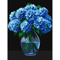 Картина по номерам "Букет гортензий" KHO3273 30х40см