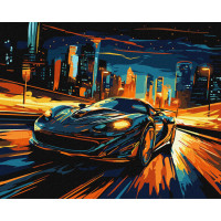 Картина по номерам "Ночной город" KHO3644 40х50см