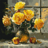 Картина по номерам "Лепестковая нежность" ©art_selena_ua KHO3347, 40х40 см