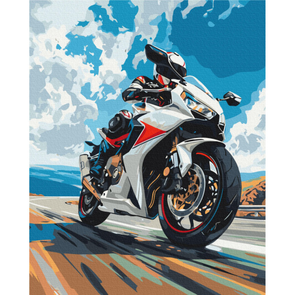 Картина за номерами "Шлях до Хмар" BS54133, 40х50 см