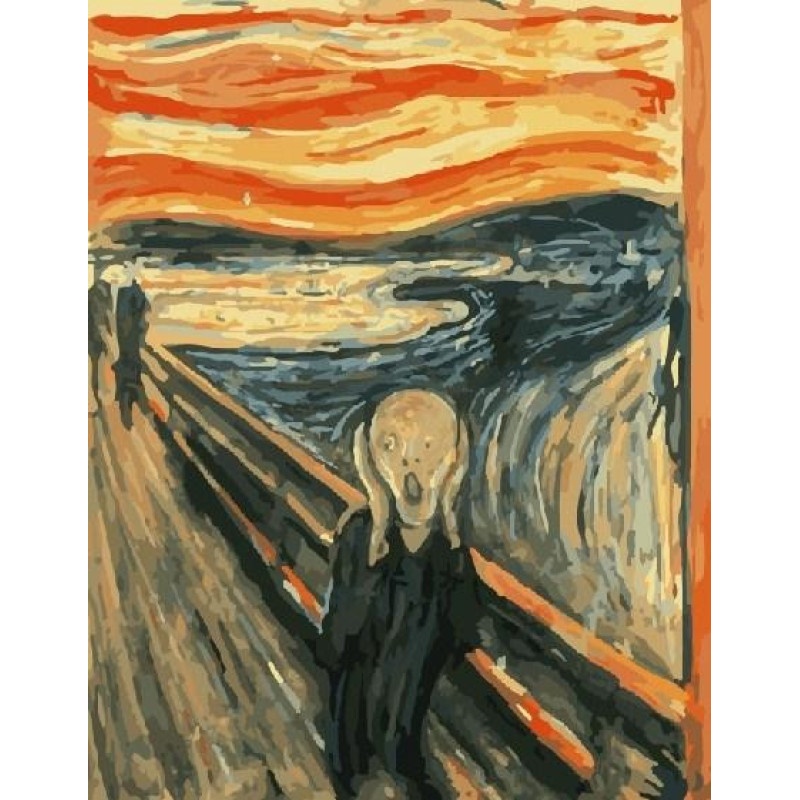Картина за номерами. Brushme "Kрики. Едвард Мунка" G322
