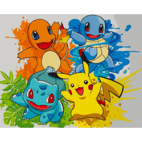Картина за номерами "Покемони" 15573-ACB 40х50 см у коробці
