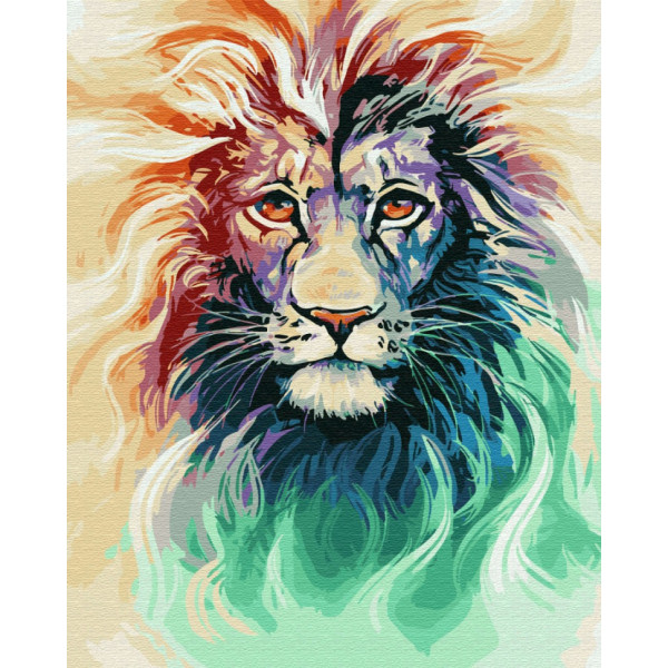 Картина за номерами. Brushme "Сяйво лева" GX28718