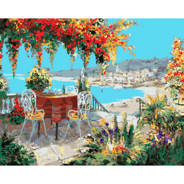 Картина за номерами "Мій ідеальний день" Ідейка KHO2755 40х50см